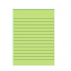 Lined Sticky Memo Paper 76 mm x 101 mm / 100 Sheets
